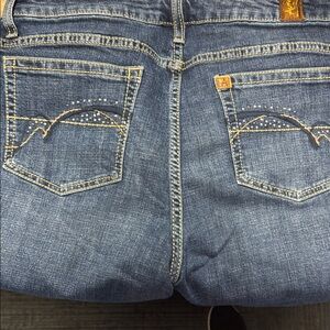 Aura Women's Blue Ankle & Cropped Jeans